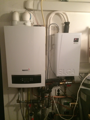 Binnenunit Elga en Nefit Trendline CW4